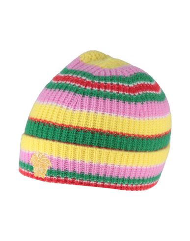 Kid Girl Hat Yellow Size 10 Virgin Wool, Viscose