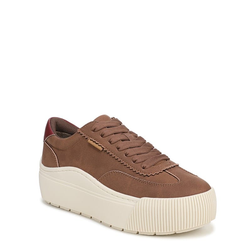 Women's Time Off Most Platform Sneakers (Walnut Brown Faux Leather)