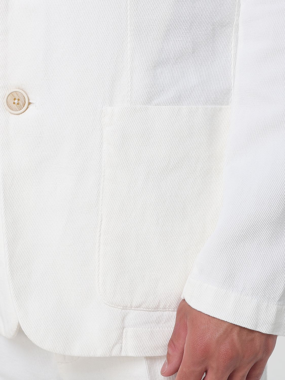 Jacket Men color White