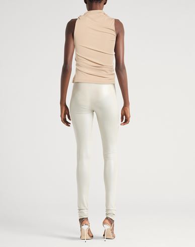 Courrèges Woman Top Beige Size 6 Viscose, Elastane