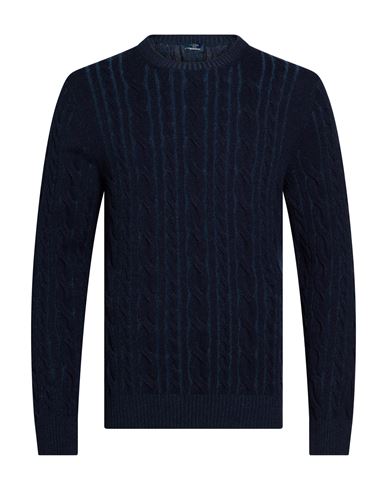 Man Sweater Midnight blue Size 40 Virgin Wool, Viscose, Cashmere