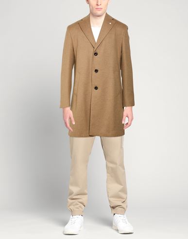Man Coat Camel Size 40 Wool, Cashmere