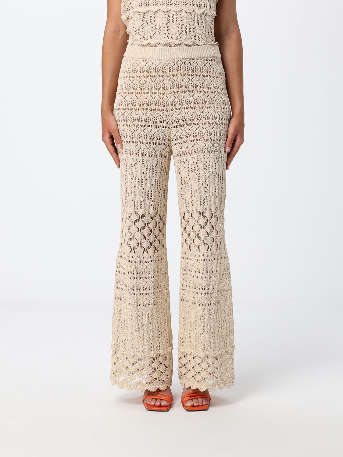 Pants Woman color White