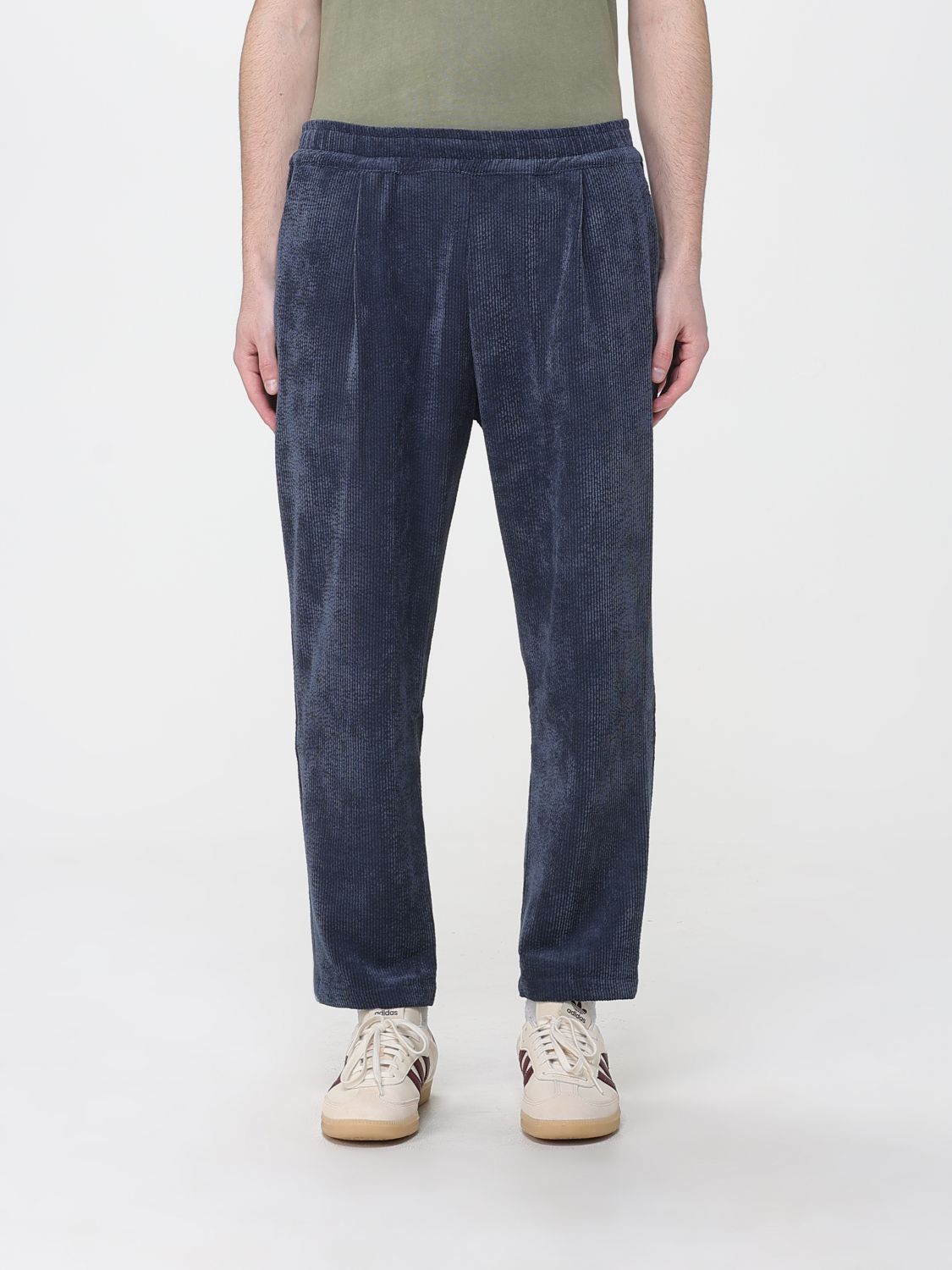 Pants Men color Blue