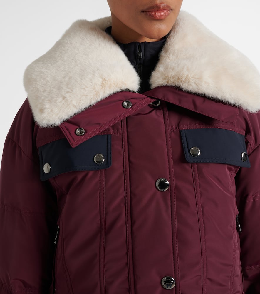 Lakki faux fur-trimmed ski jacket