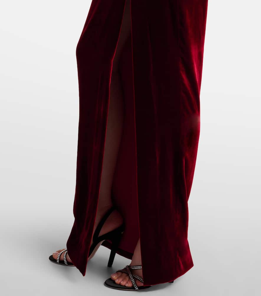 Velvet gown