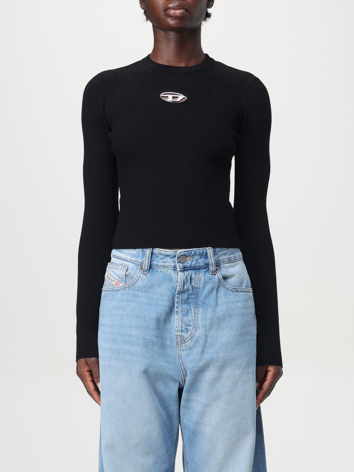 Sweatshirt Woman color Black