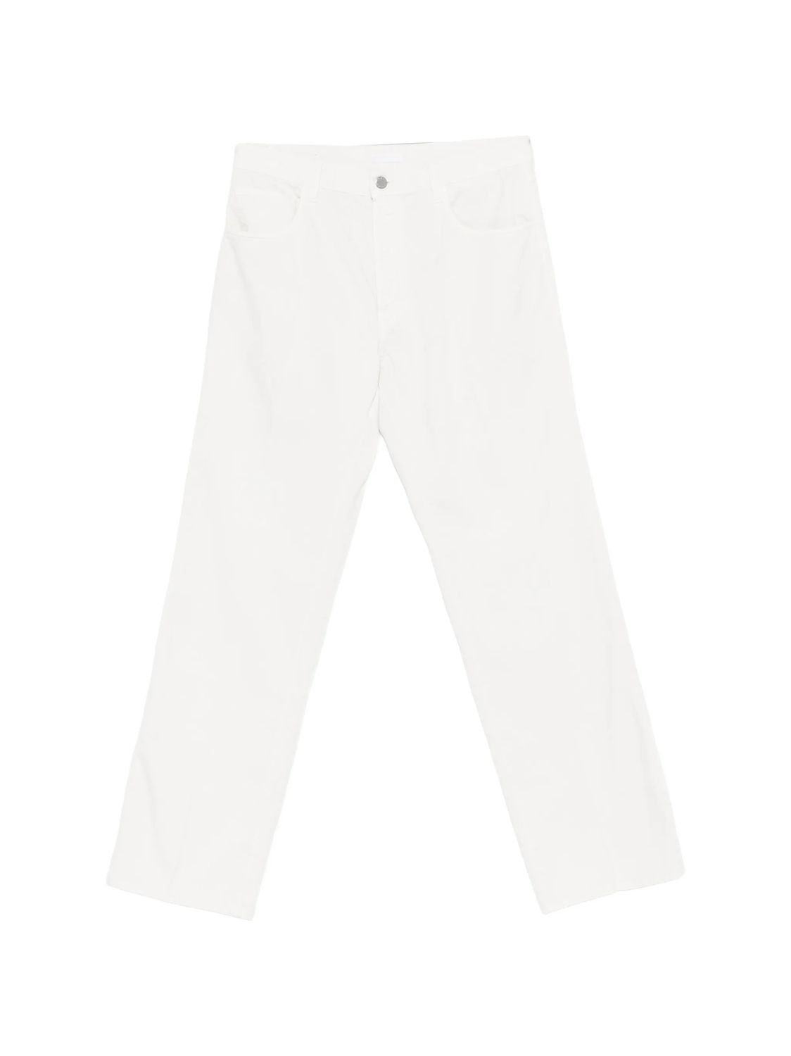 Men's 5-Pocket Off-White Trousers