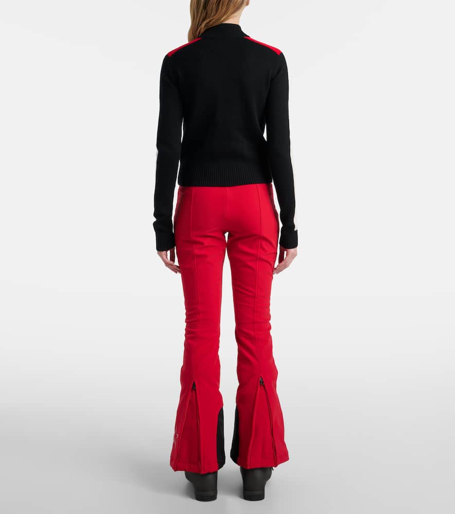 LA Tour wool half-zip sweater
