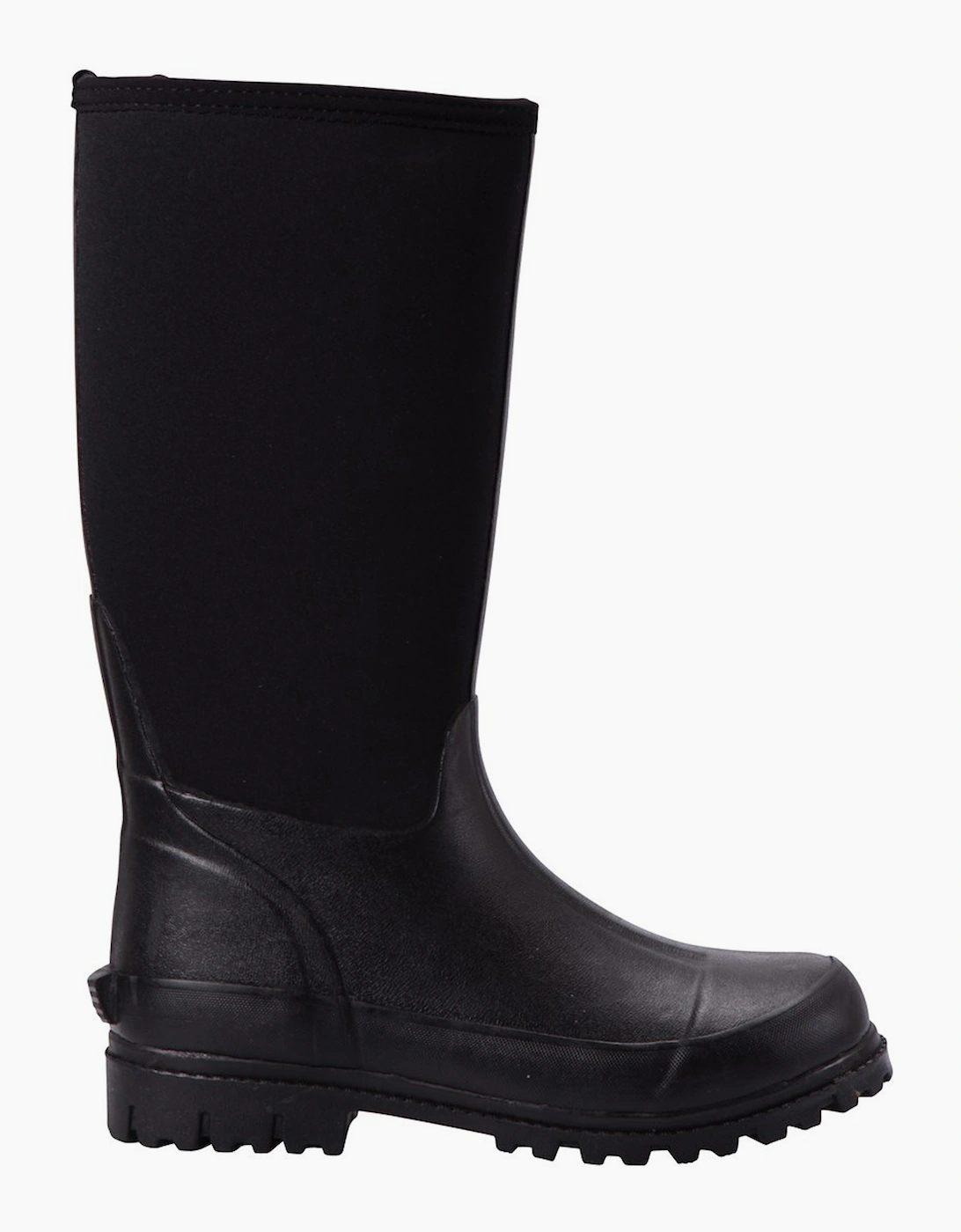 Women's Mountain Warehouse Womens/Ladies Mucker Neoprene Calf Boots - Black