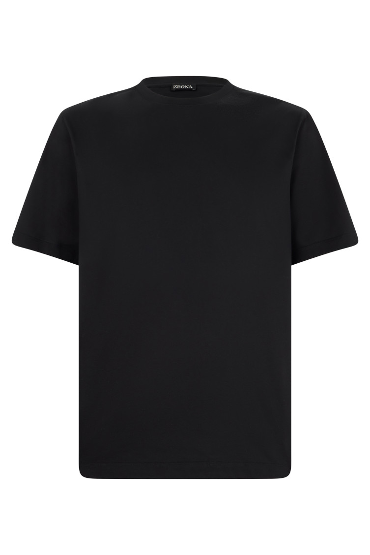 Black Cotton T-shirt