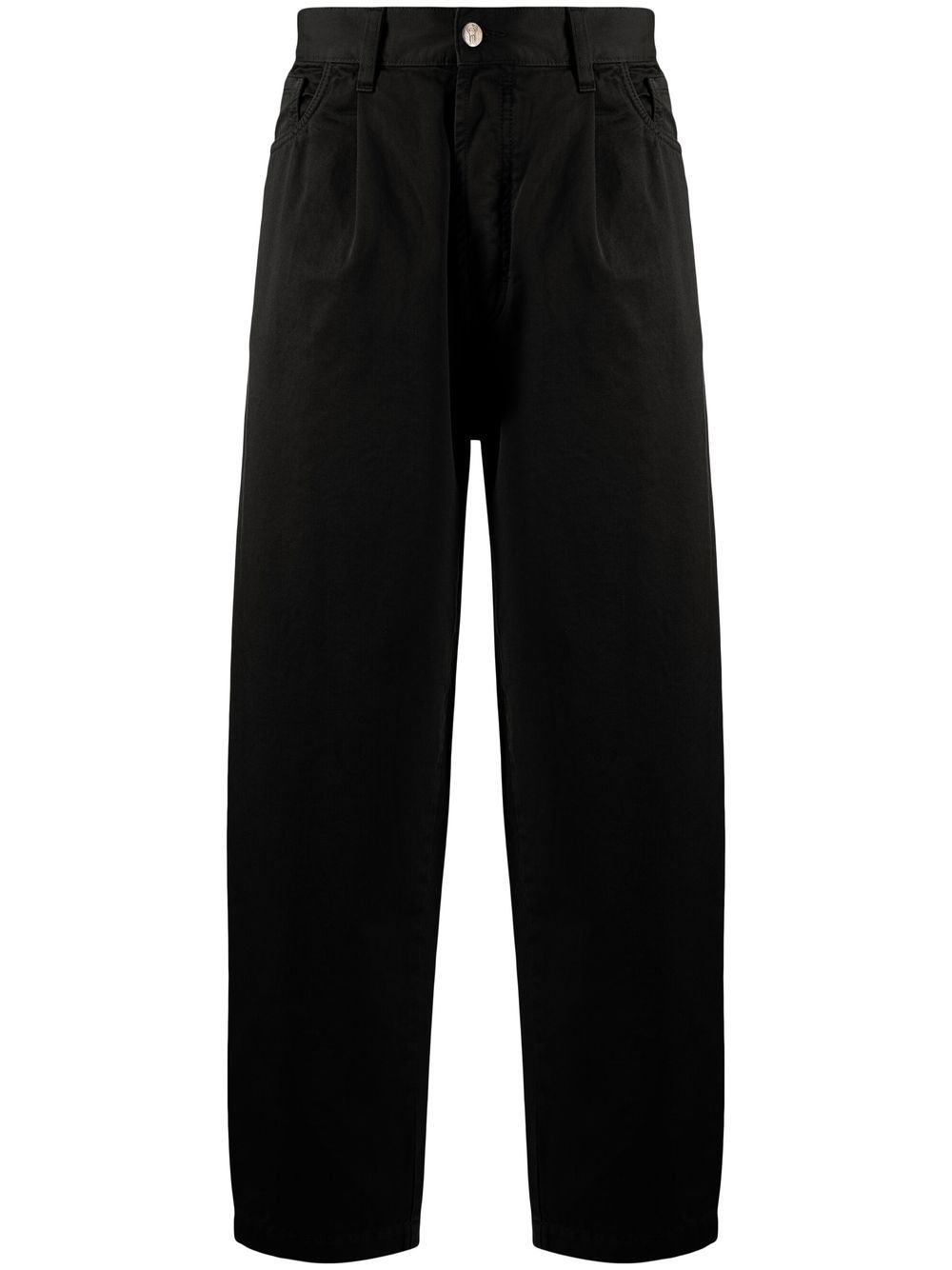 Modersa high-waisted straight-leg jeans - Black