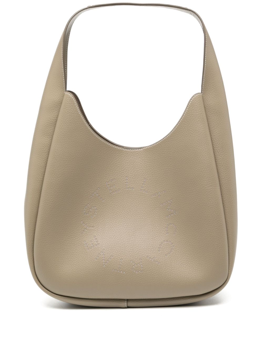 Logo hobo tote bag - Neutrals