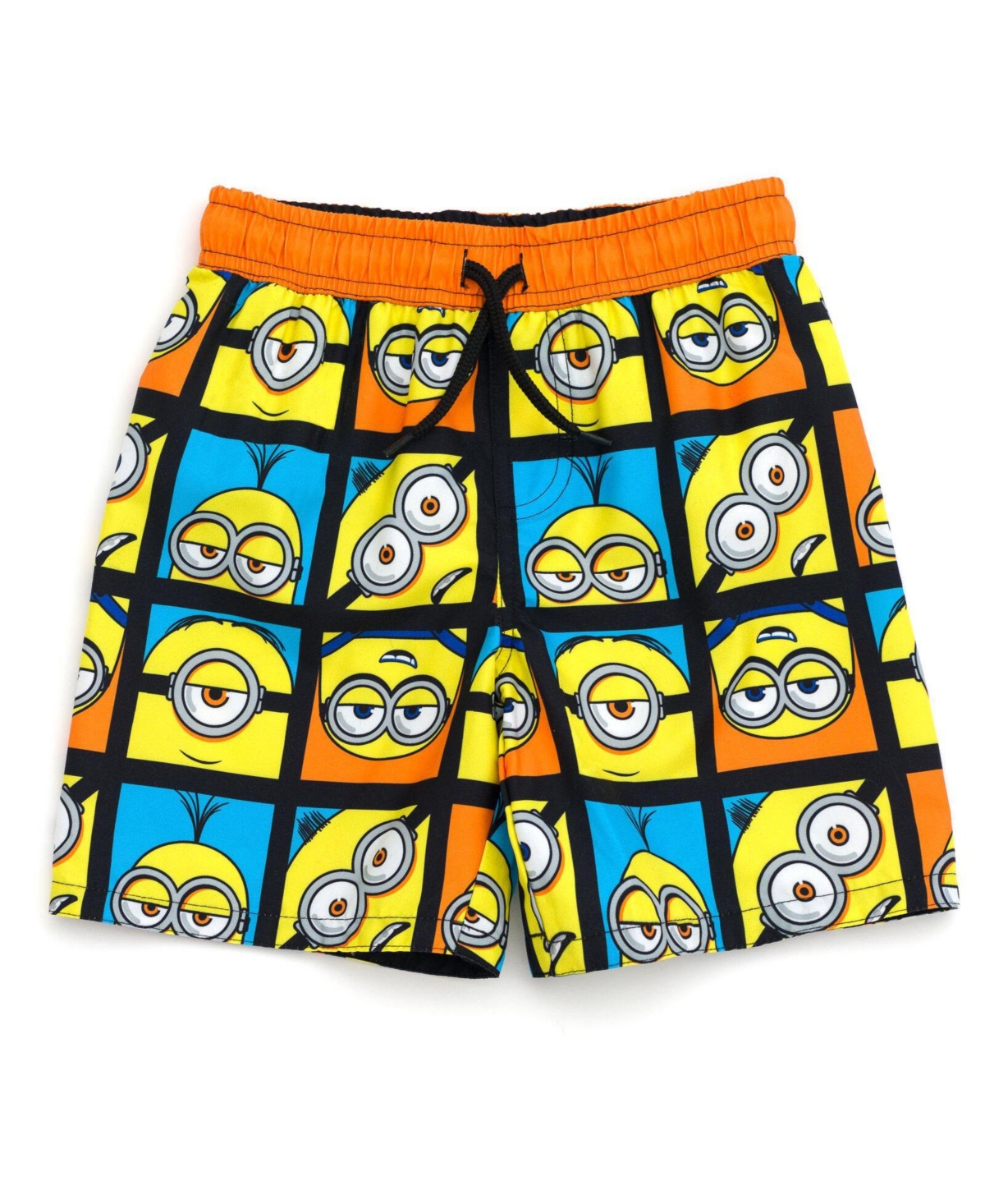 Boys Swimwear Swim Trunks - Blue orange yellow