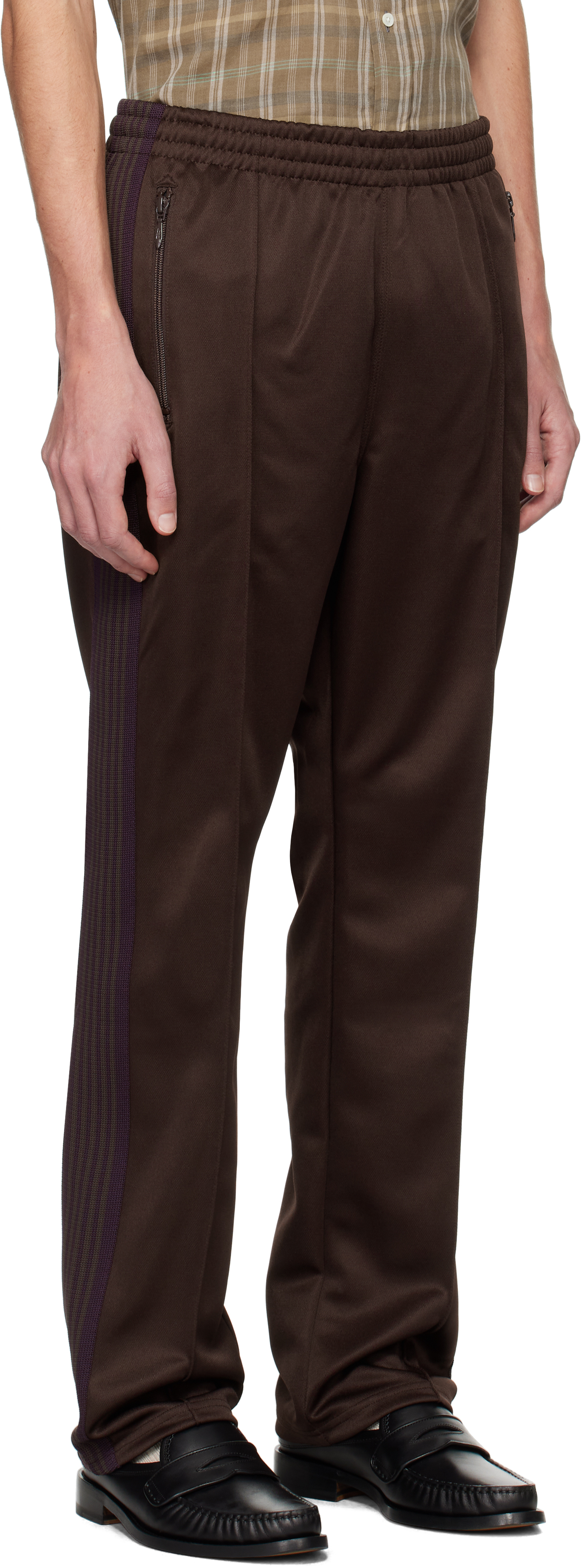 NEEDLES Brown Narrow Track Pants
