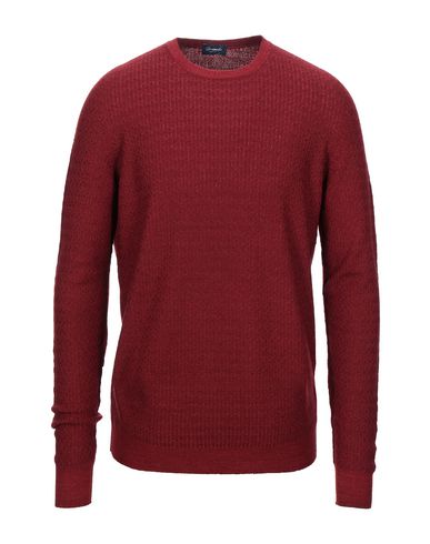 Man Sweater Brick Size 40 Merino Wool