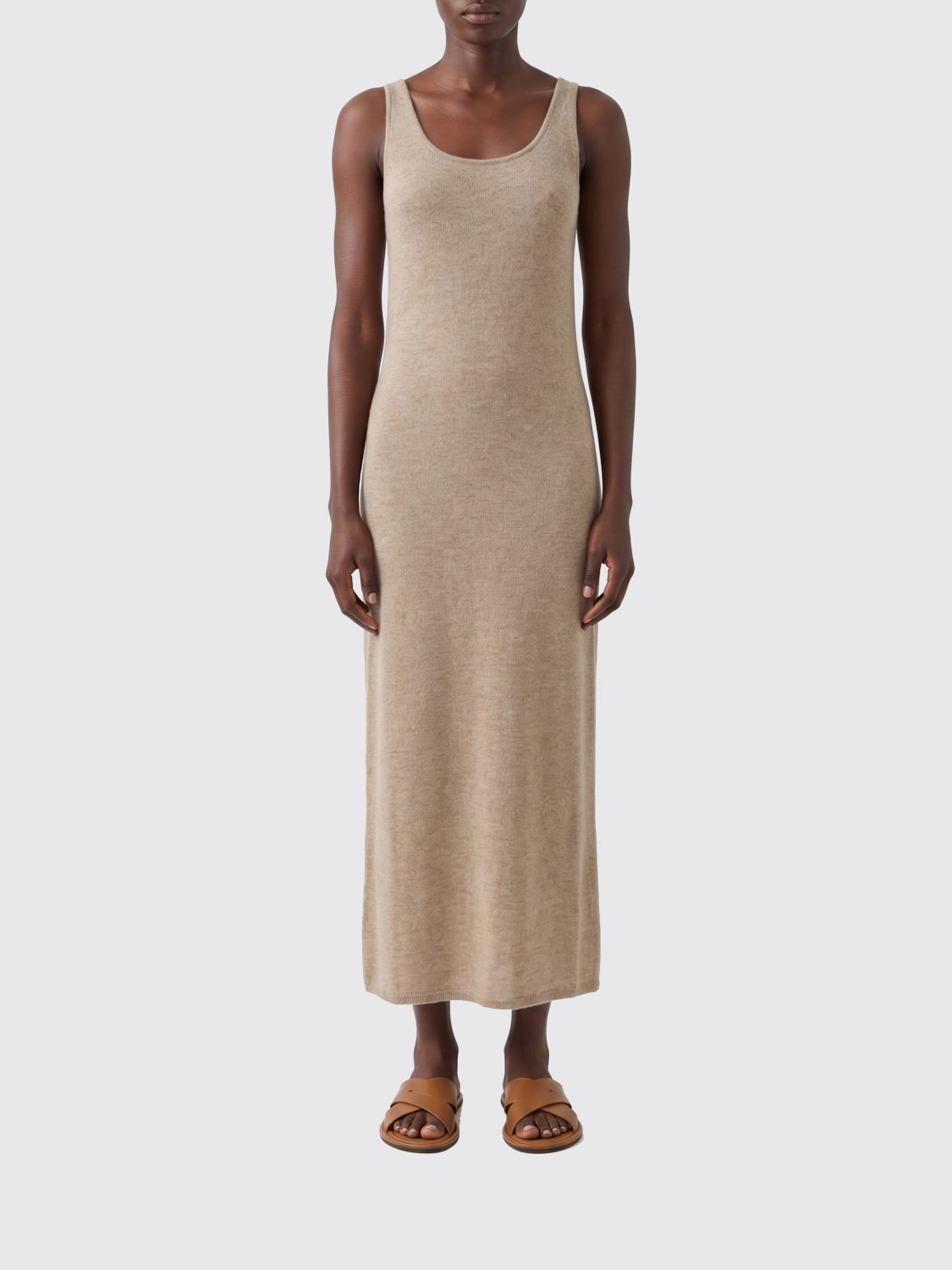 Dress Woman color Sand