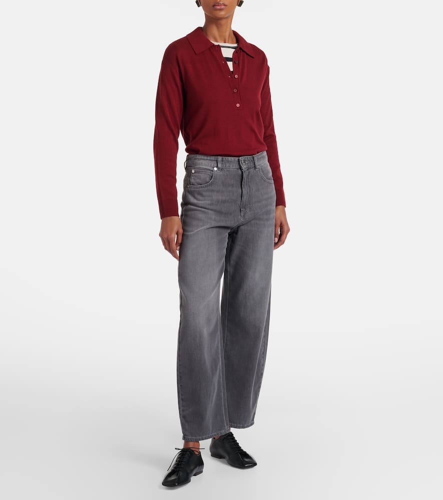 Allegra barrel-leg jeans