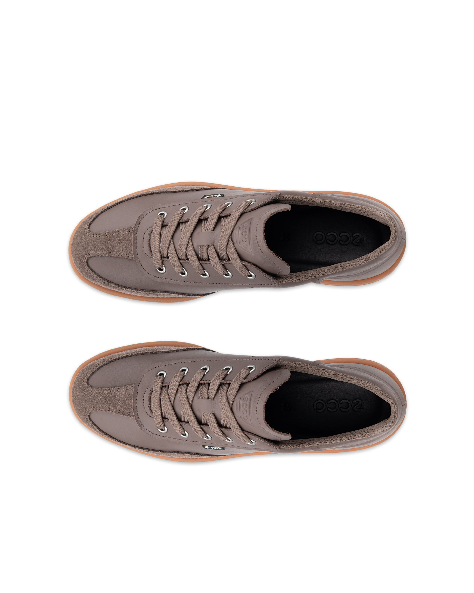 SOFT 11 - Baskets en cuir Gore-Tex pour femme - Marron - 35