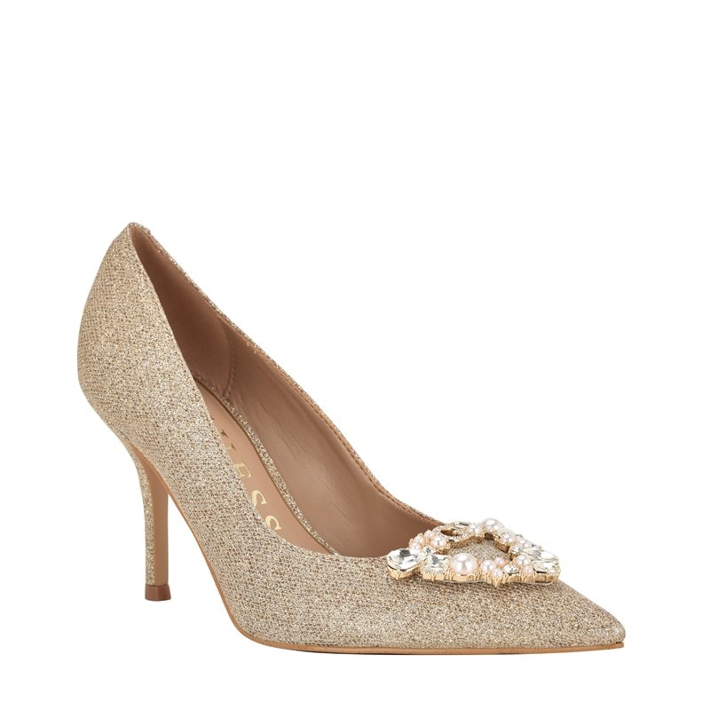Women's Prinsen Pump Shoes (Gold Glitter)