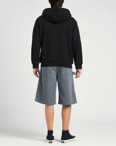 Man Sweatshirt Black Size M Cotton
