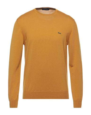 Man Sweater Marigold Size XXL Wool