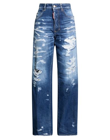 Woman Jeans Blue Size 6 Cotton