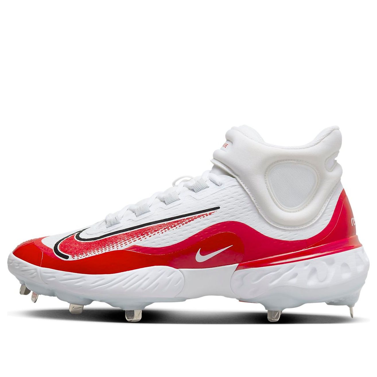 Alpha Huarache Elite 4 Mid 'White University Red'