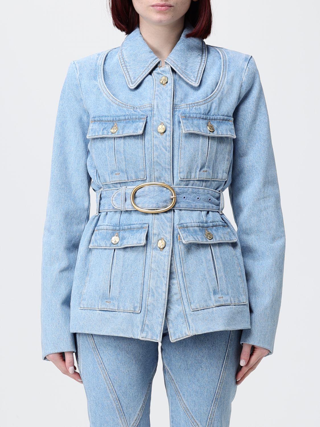 Jacket Woman color Denim