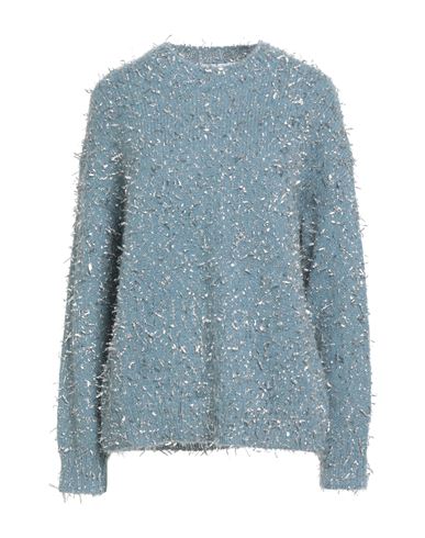 Woman Sweater Light blue Size S Polyamide, Mohair wool, Alpaca wool, Metallic fiber