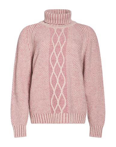 Woman Turtleneck Antique rose Size S Cashmere