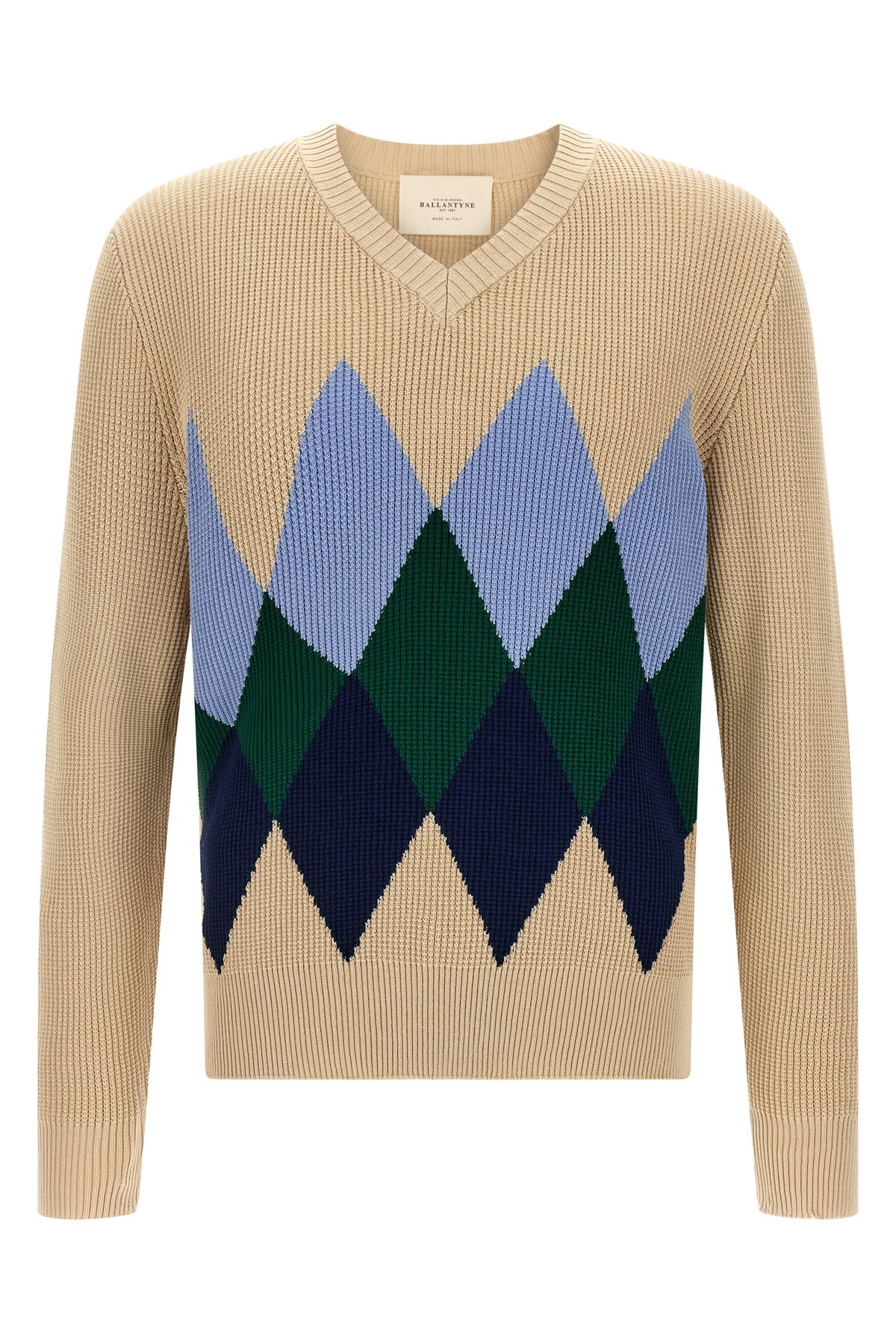 Argyle Pattern Sweater