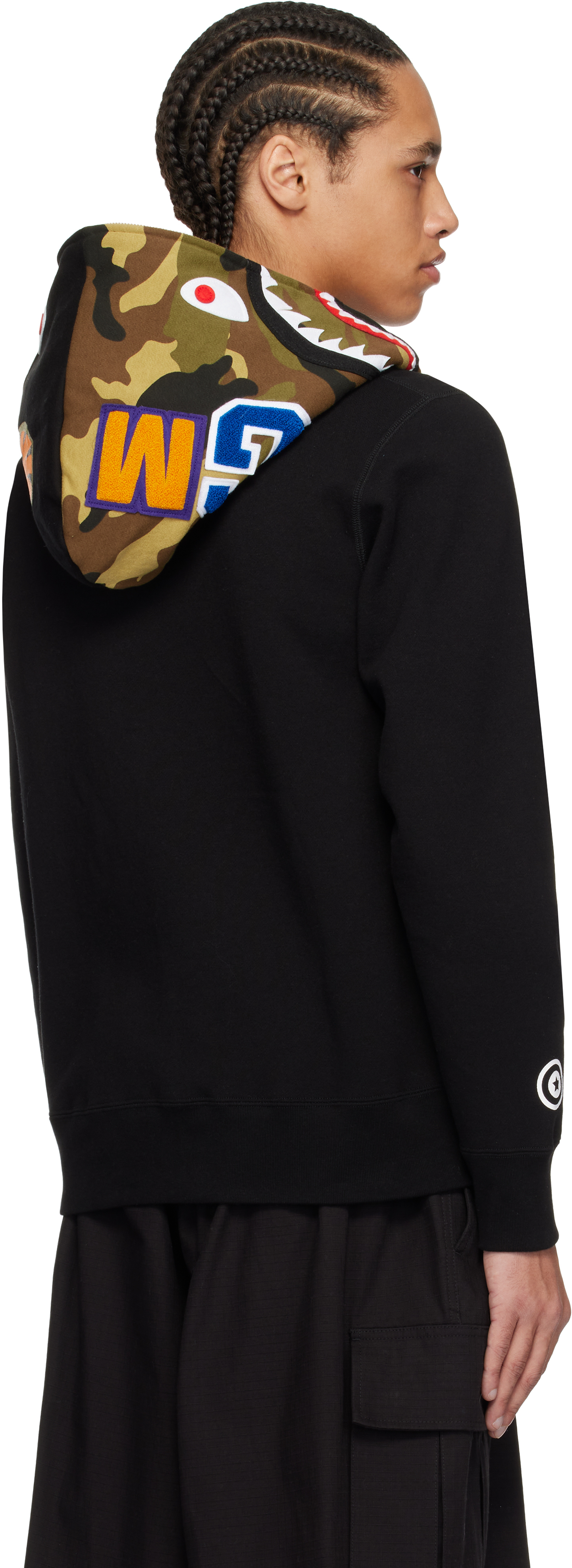 BAPE Black 1st Shark Full Zip Hoodie