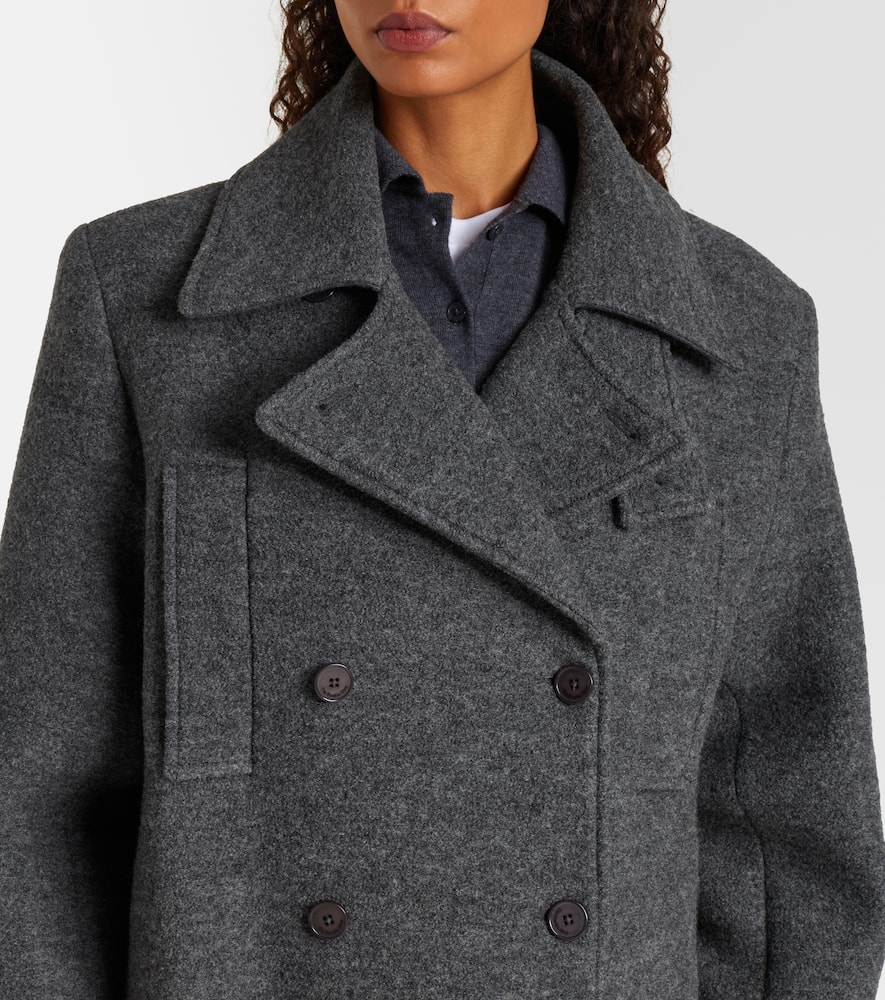 Scothern virgin wool peacoat