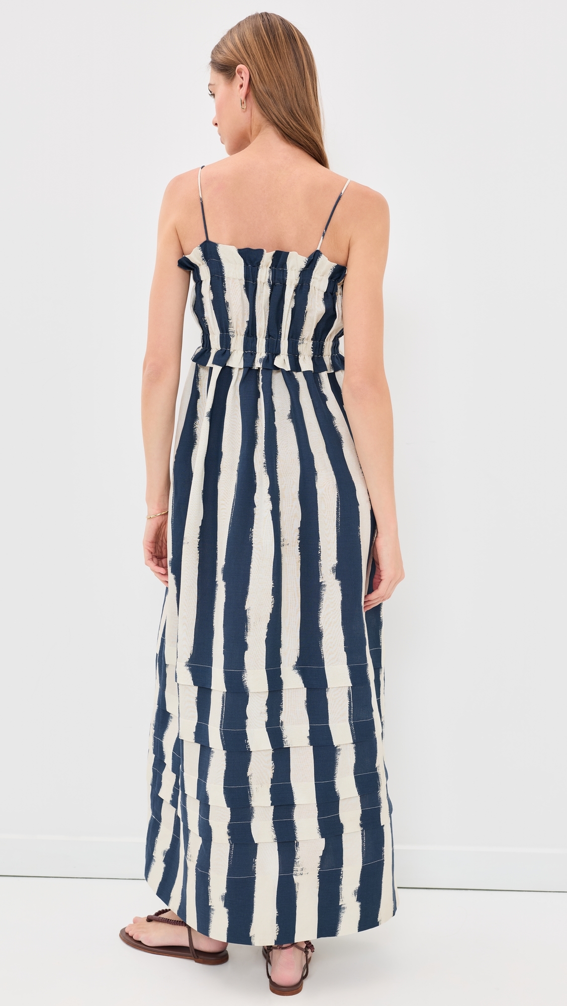 Larkin Dress Lighthouse Stripe Navy