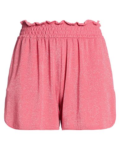 Momoní Woman Shorts & Bermuda Shorts Coral Size 4 Viscose, Polyamide, Polyester, Elastane