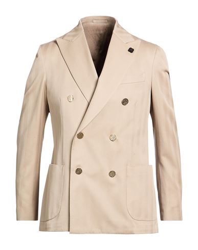 Man Blazer Sand Size 38 Cotton