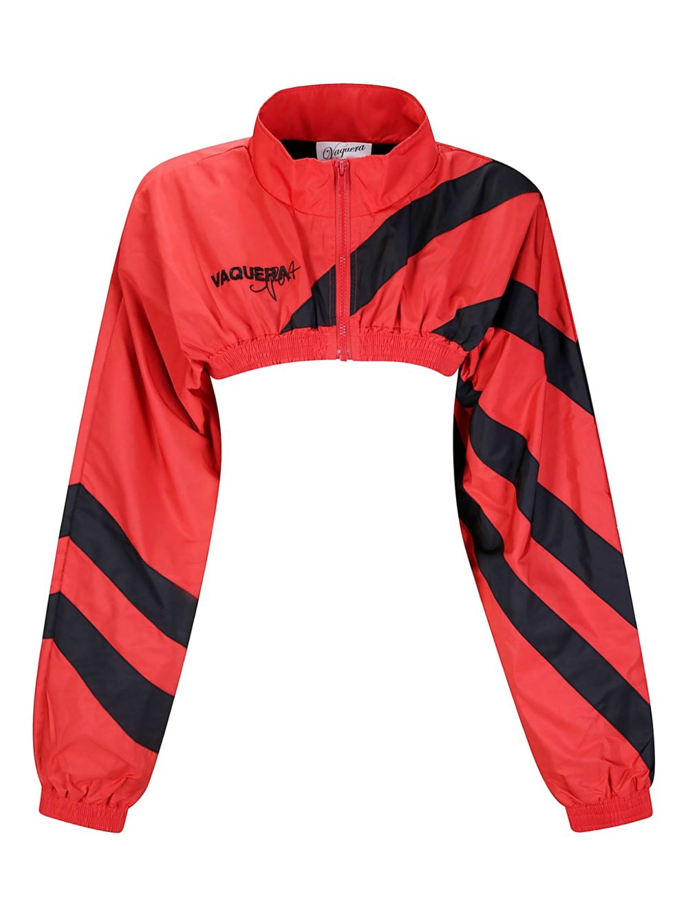Vaquera logo-embroidered cropped jacket