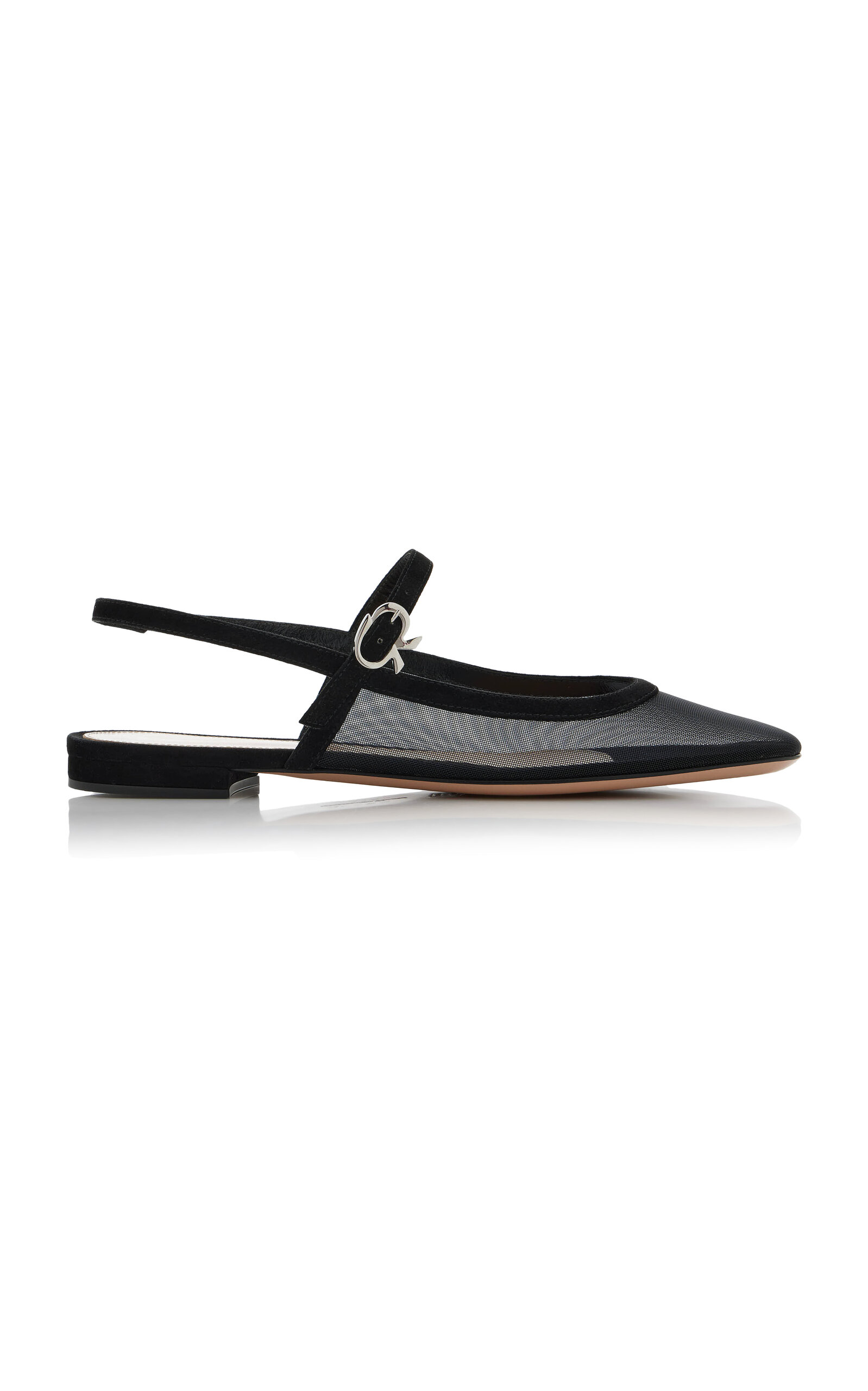 Mesh Slingback Flats - Moda Operandi