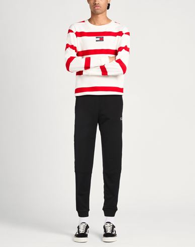 Ea7 Man Pants Black Size XS Cotton, Polyamide, Polyester, Elastane