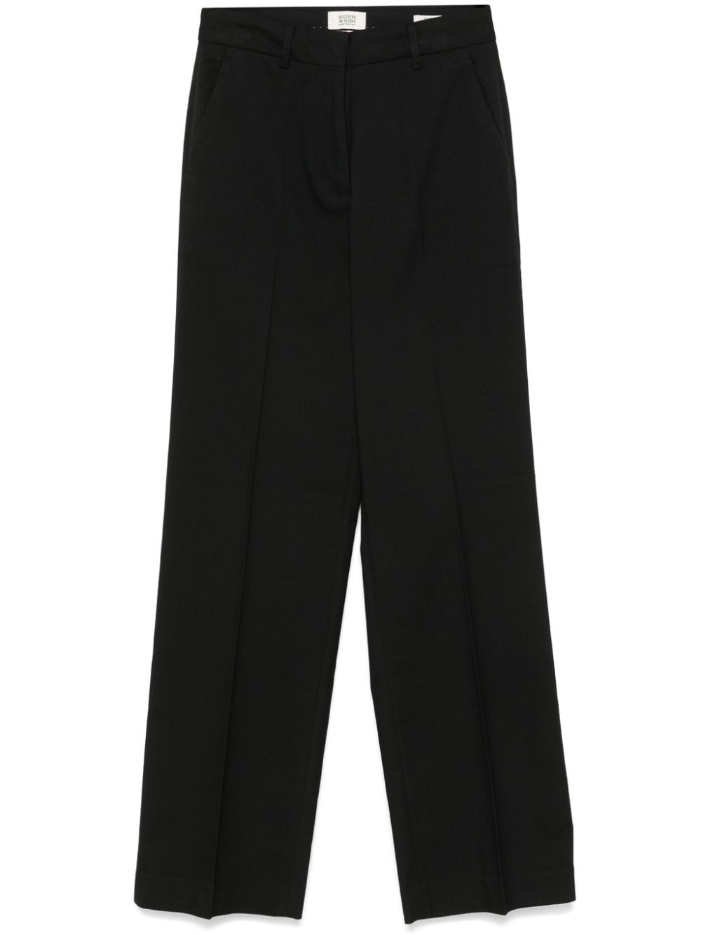Pinstripe-pattern trousers - Blue