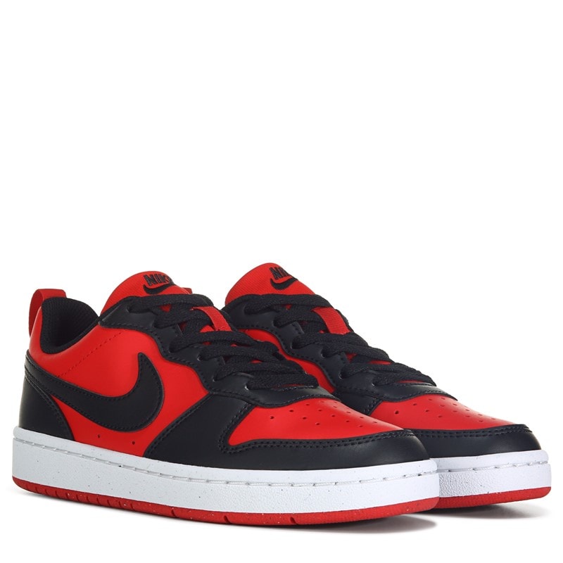 Kids' Court Borough Recraft Low Top Sneaker Big Kid Shoes (Red/Black)