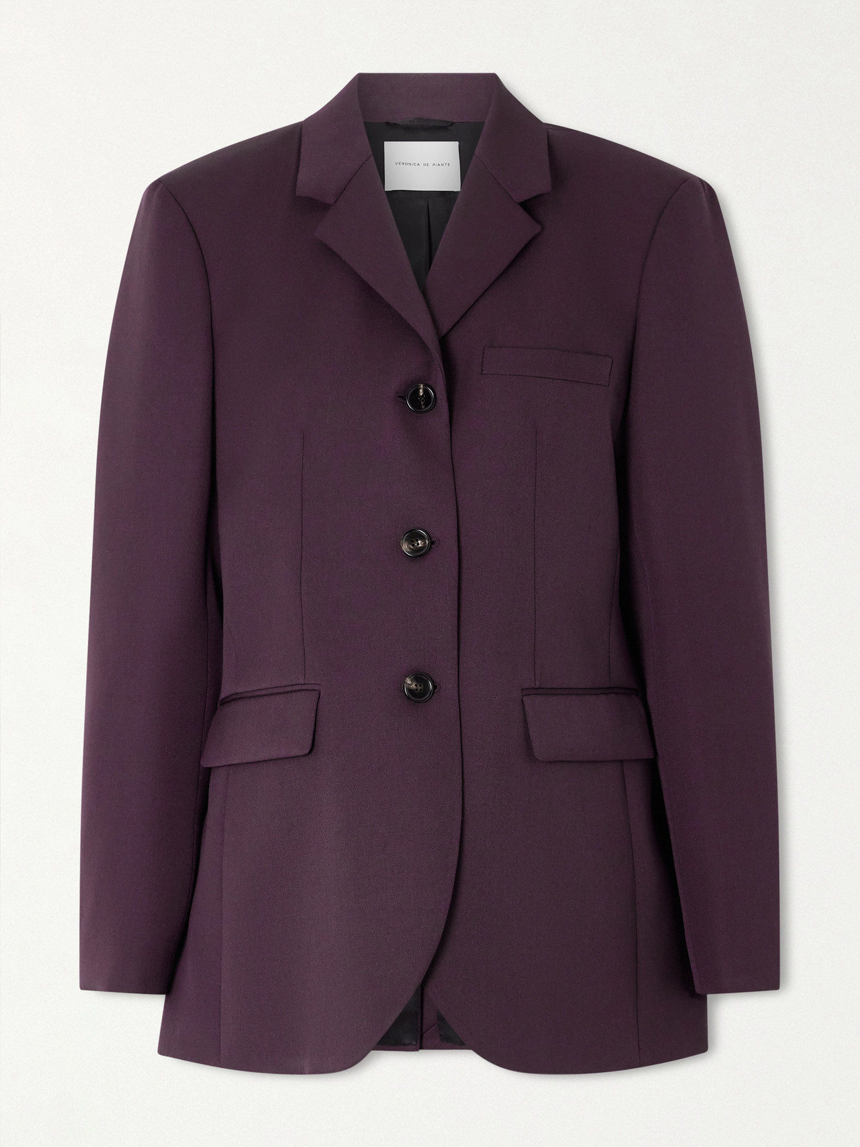 Fini Wool Blazer - Purple