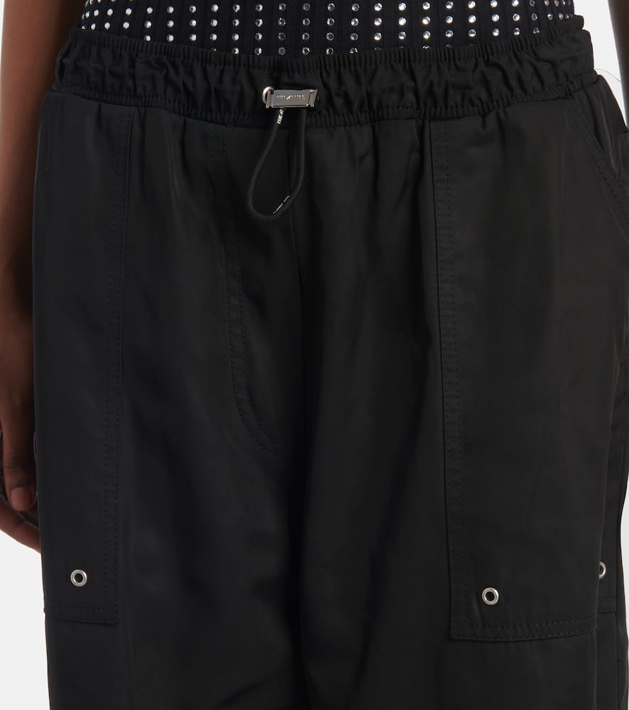 Technical wide-leg pants