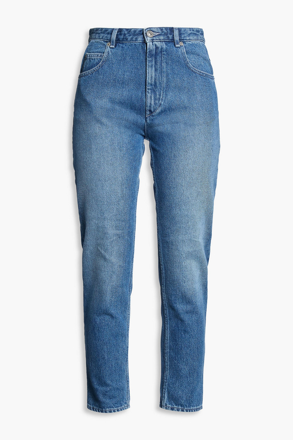 Neasr cropped high-rise tapered jeans - Blue - FR 34