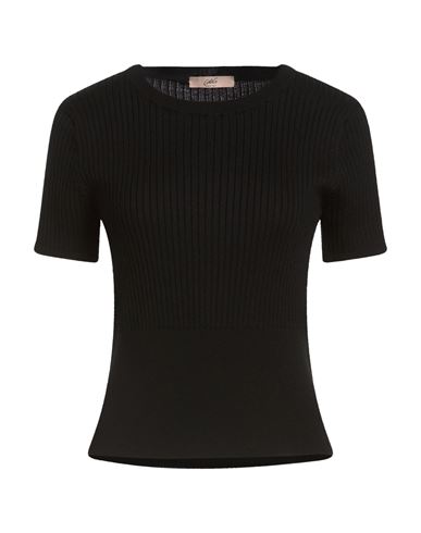 Woman Sweater Black Size 8 Wool