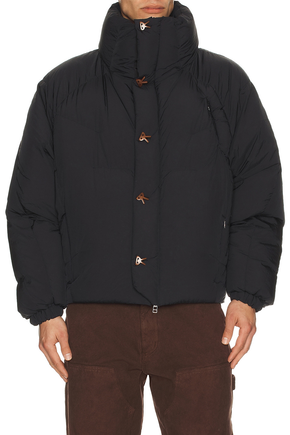District Vision x Nanga Udd DX Articulated Down Jacket in Black - Black. L also in M, XL/1X