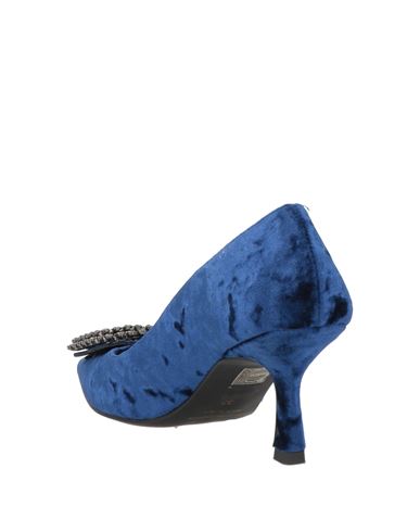 Ovyé Woman Pumps Blue Size 6 Textile fibers