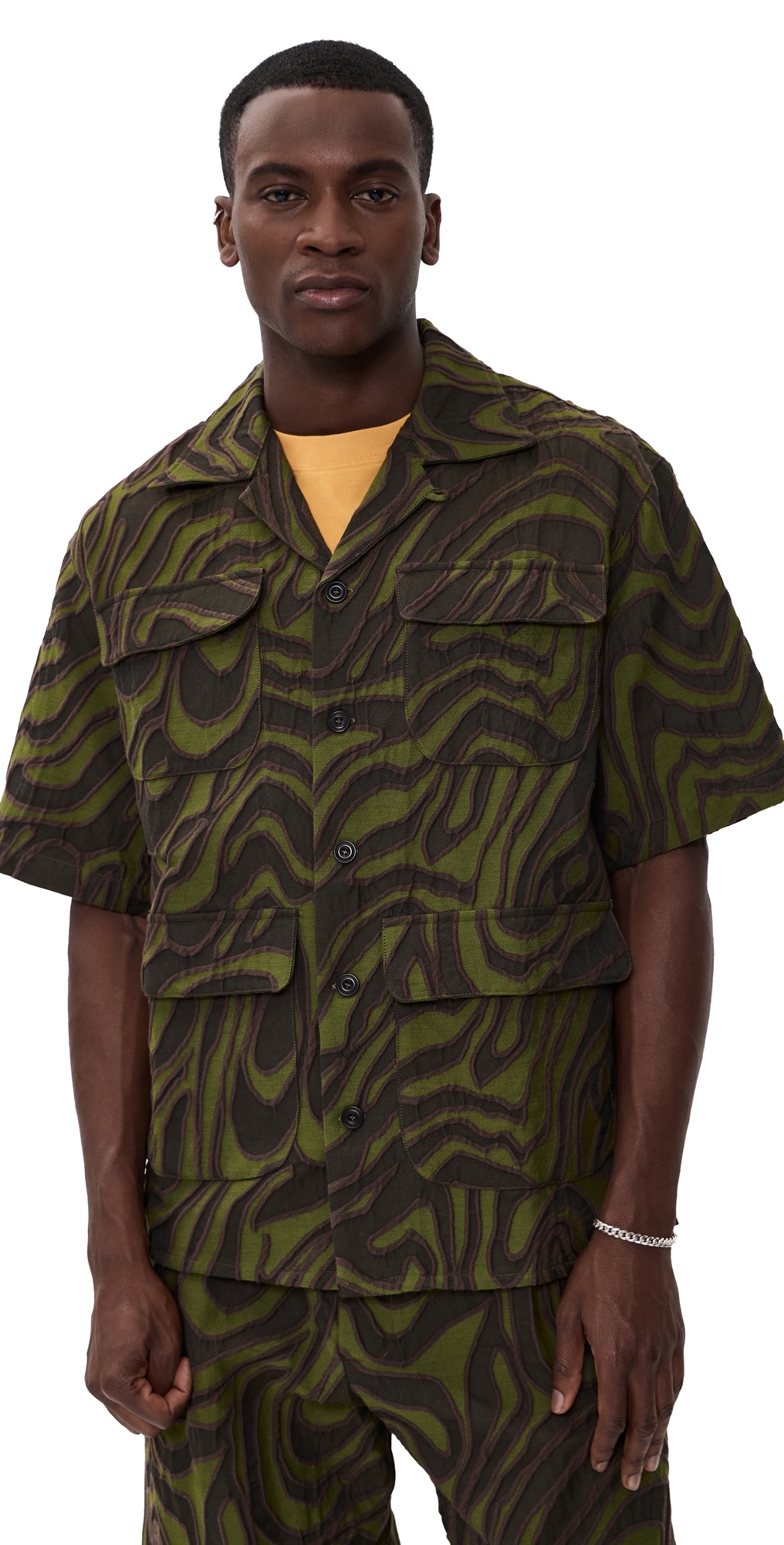 Aloha Shirt Camo Jacquard