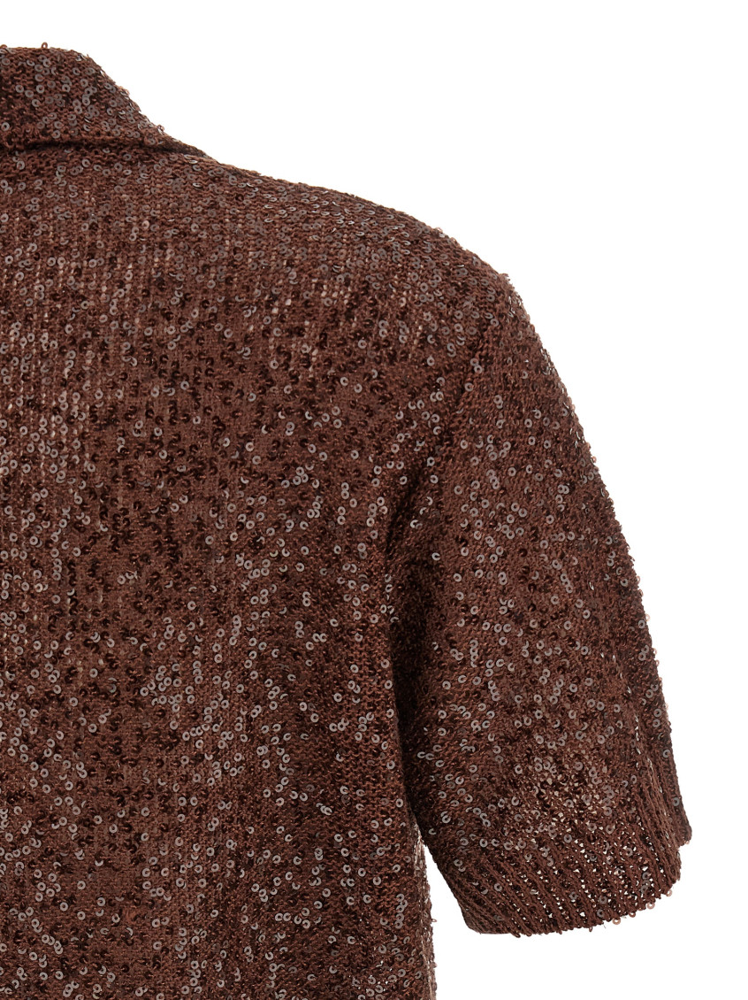 Brunello Cucinelli - polo knit shirt collar ribbed he